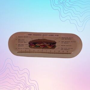 HOUSTON HARVEST “Classic Foot-Long Sub” Plate